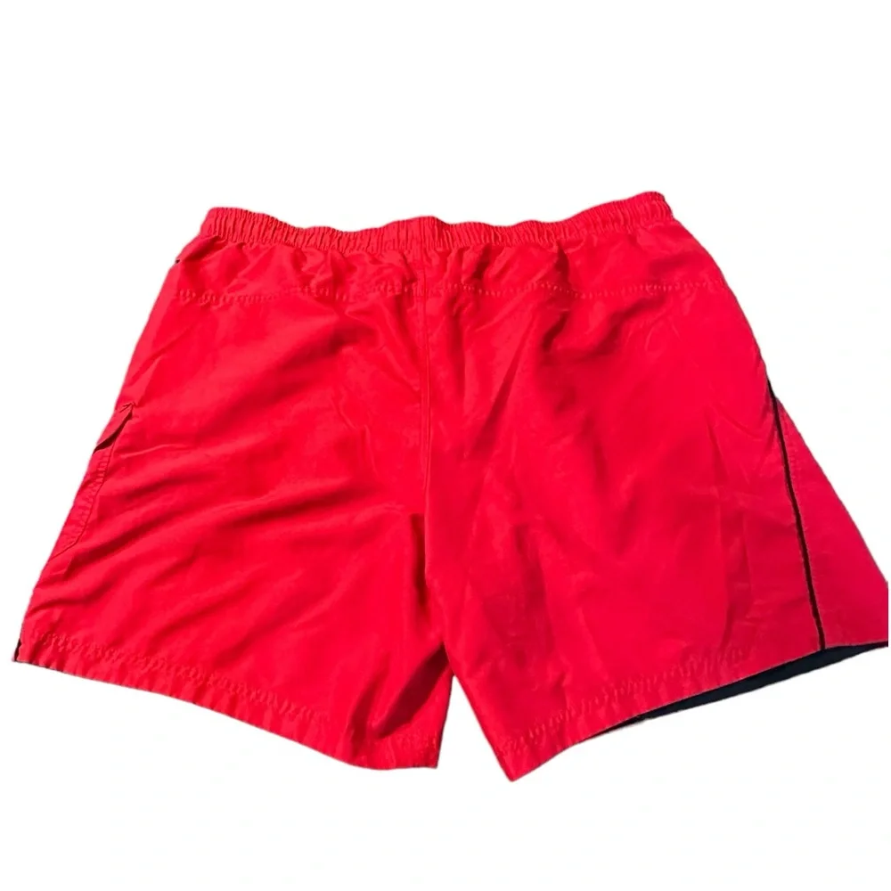 Speedo Men's XXL red Swim‎ Trunk Shorts Mesh Lined Pockets Casual